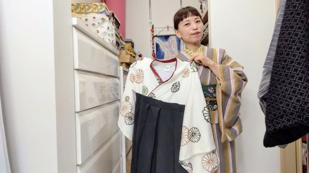 Yuruwa*和タシジカンのゆる袴を買ってみたよ。ルームウェアの袴。